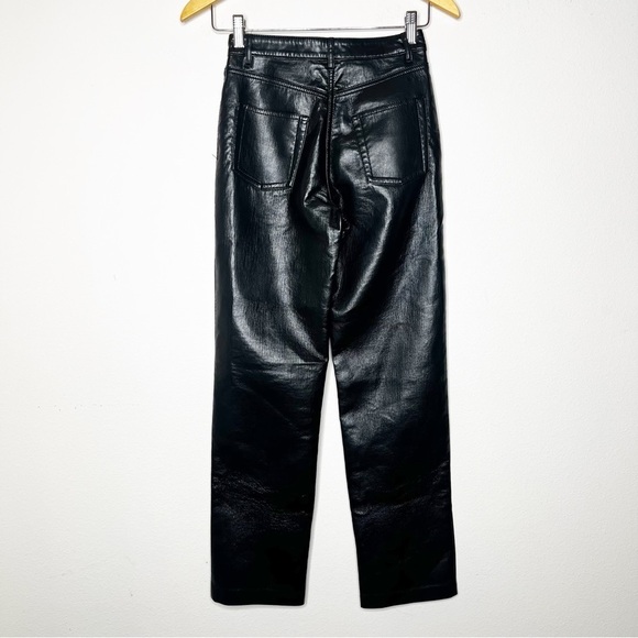 Aritzia Wilfred Melina Straight Leg Vegan Leather Pants - Picture 7 of 10